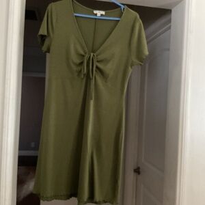 Hunter green dress